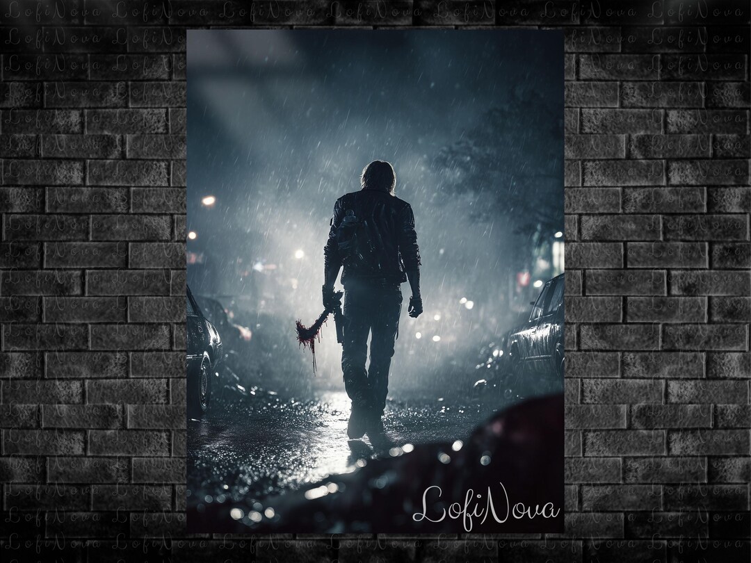 Survival Horror Agent Metal Wall Art | Premium Aluminum Print ...