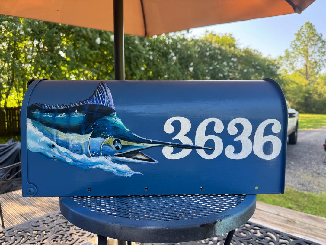 Custom Hand Painted Mailbox - Etsy
