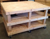Items similar to Woodworking Plans - Mobile Workbench on Etsy