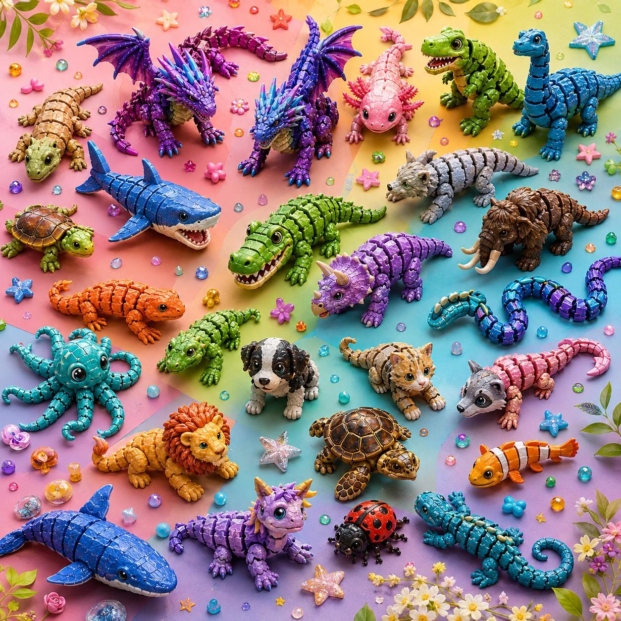 5000+ Flexi Articulated Animal STL Files | Ultimate 3D Print Toy Bundle ...