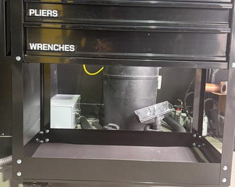 4-Drawer Tech Cart Magnetic Toolbox Labels | 5-Piece Set | PETG | Lifetime Guarantee | Handmade by US Veterans