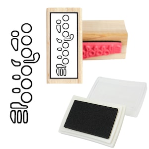 Flute Fingering Rubber Stamp -    A great teacher and student aid. (Piccolo, Musician, Music, Woodwind)