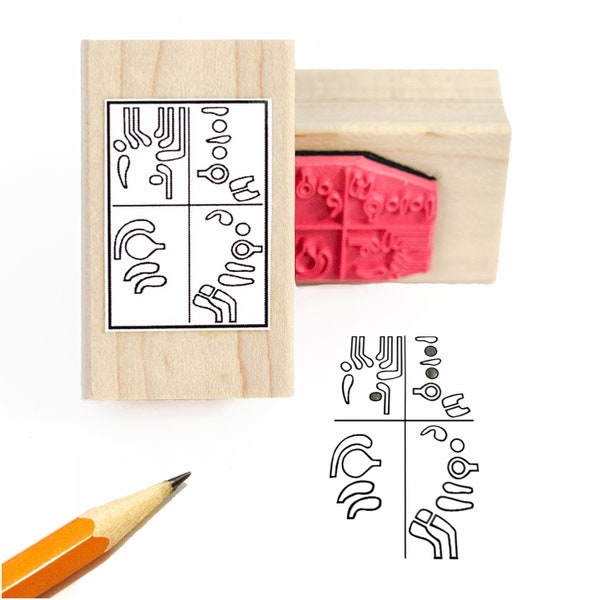 Bassoon Fingering Rubber Stamp -    A great teacher and student aid. ( Loree,, Buffet, Reed, Musician)