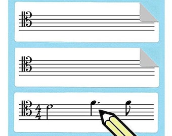 10 Line Music Staff Paper Portrait: Download and Printable PDF Great for Music Teachers. 10 ...