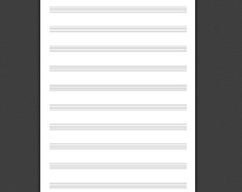 a4 guitar tablature paper landscape download and printable etsy staff paper landscape