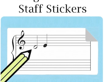 Double Staff Stickers- Pack of 50- Free shipping!