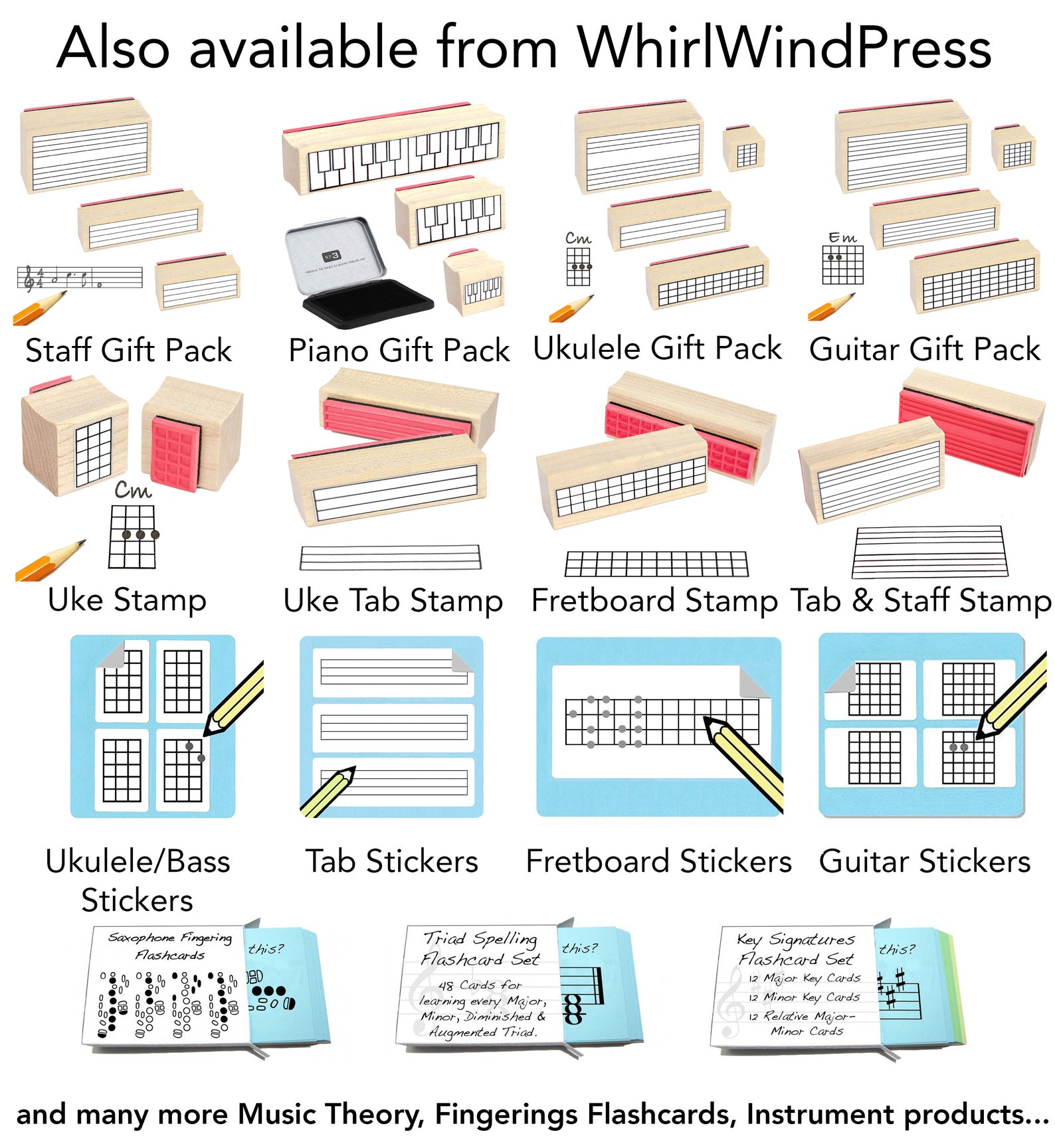 Bass and Ukulele Tab Rubber Stamp A Great Teacher and Etsy