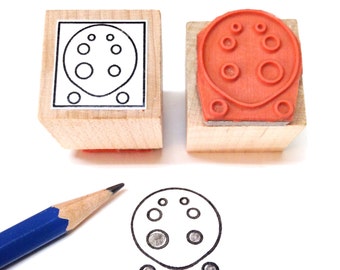 Ocarina Fingering Rubber Stamp -    A great teacher and student aid. ( Musician, Music, Woodwind)