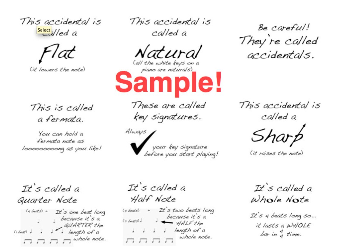 Music Notation Flashcards: Download and Printable PDF - Great for ...