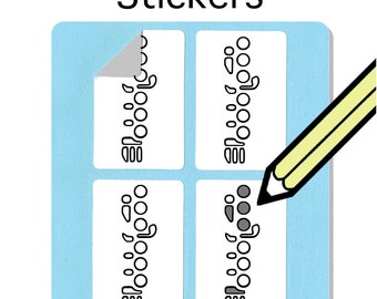 Flute Fingering Stickers (250 pack) Free Shipping!
