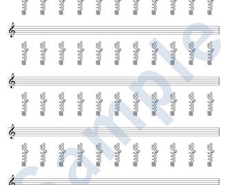 Dokument dotyczący nauki palcowania fletu: Pobierz i wydrukuj plik PDF – doskonały dla flecistów i nauczycieli.