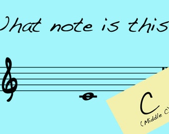 Treble & Bass Clef Note Name Flashcards - Brand new item.