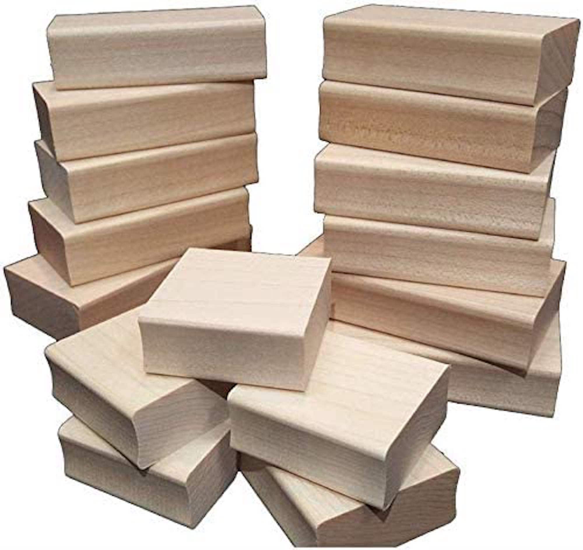 Wood Blocks for Crafts 1.5 Inch Wood Craft Block Crafting 