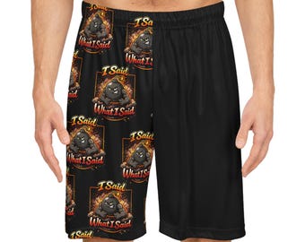 Ich sagte, was ich sagte Basketball Shorts | Allover-Druck