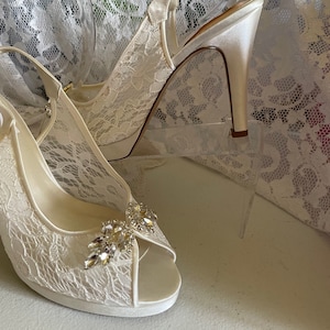 Ivory 3 inch heels hot sale