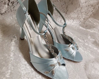 powder blue ladies shoes