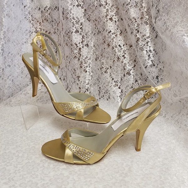 champagne low heels