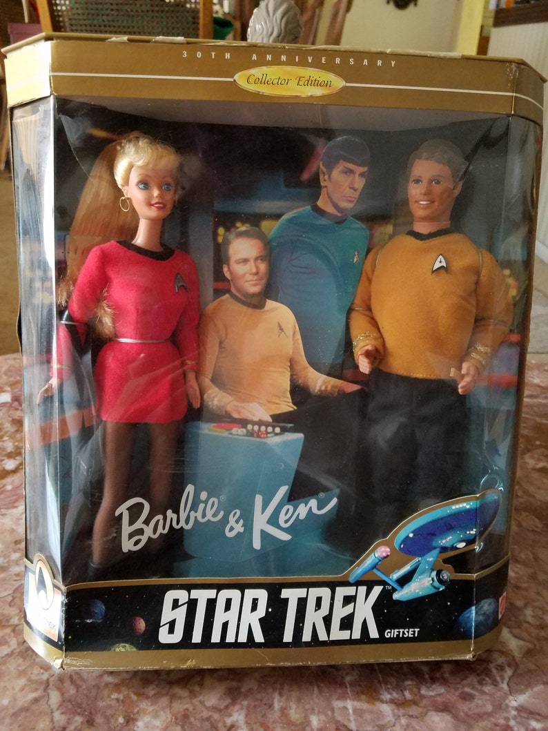 star trek 30th anniversary barbie and ken