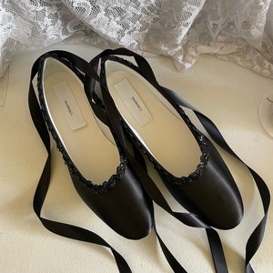 Black dress flats for wedding online