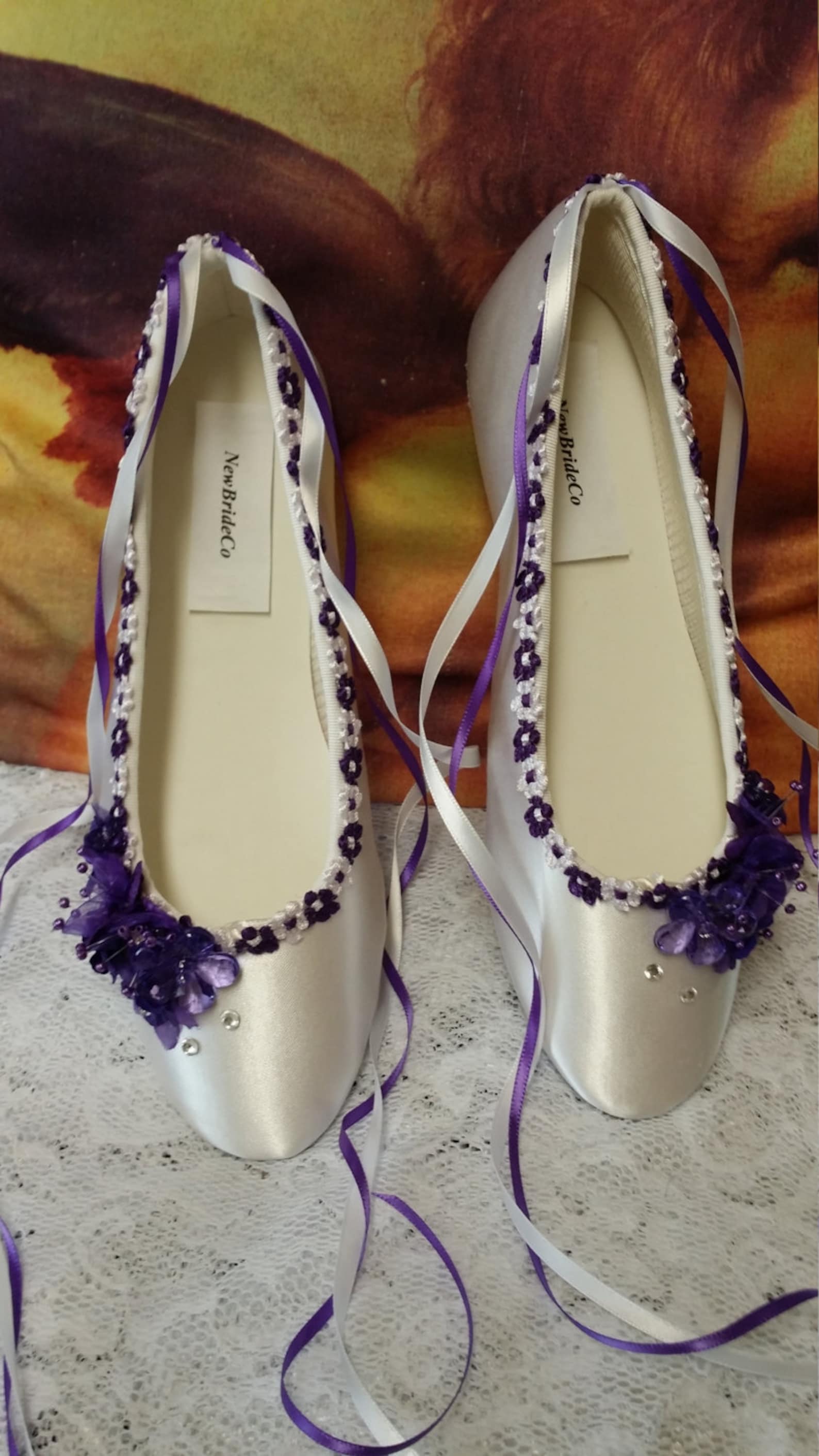 ankle ribbon flats