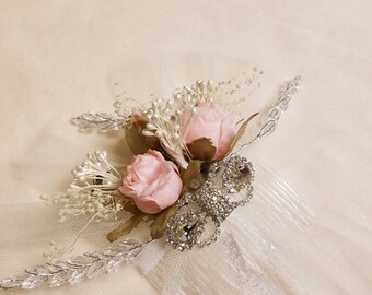 Vintage Hair Accents, Rhinestones Sparkettes, 1940 Hair  display picture 3