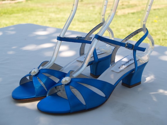 https://www.etsy.com/listing/265600579/low-heels-wedding-low-heels-ombre-shoes?ref=related-1  | Wedding shoes blue heels, Turquoise wedding shoes, Blue bridal shoes
