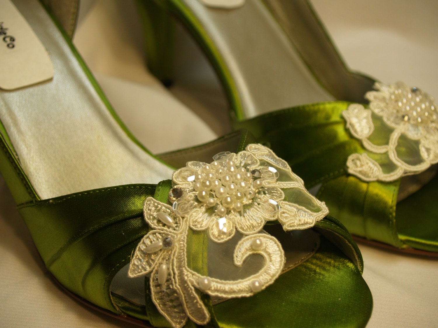 Olive green wedding shoes Clearance