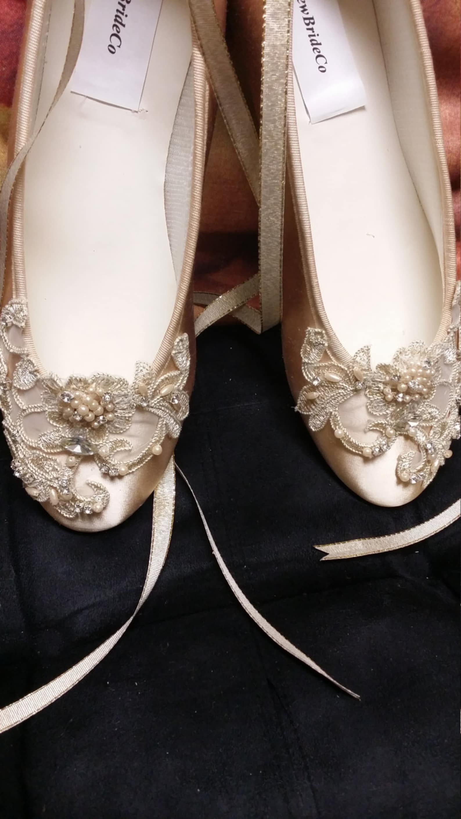 champagne ballerina shoes
