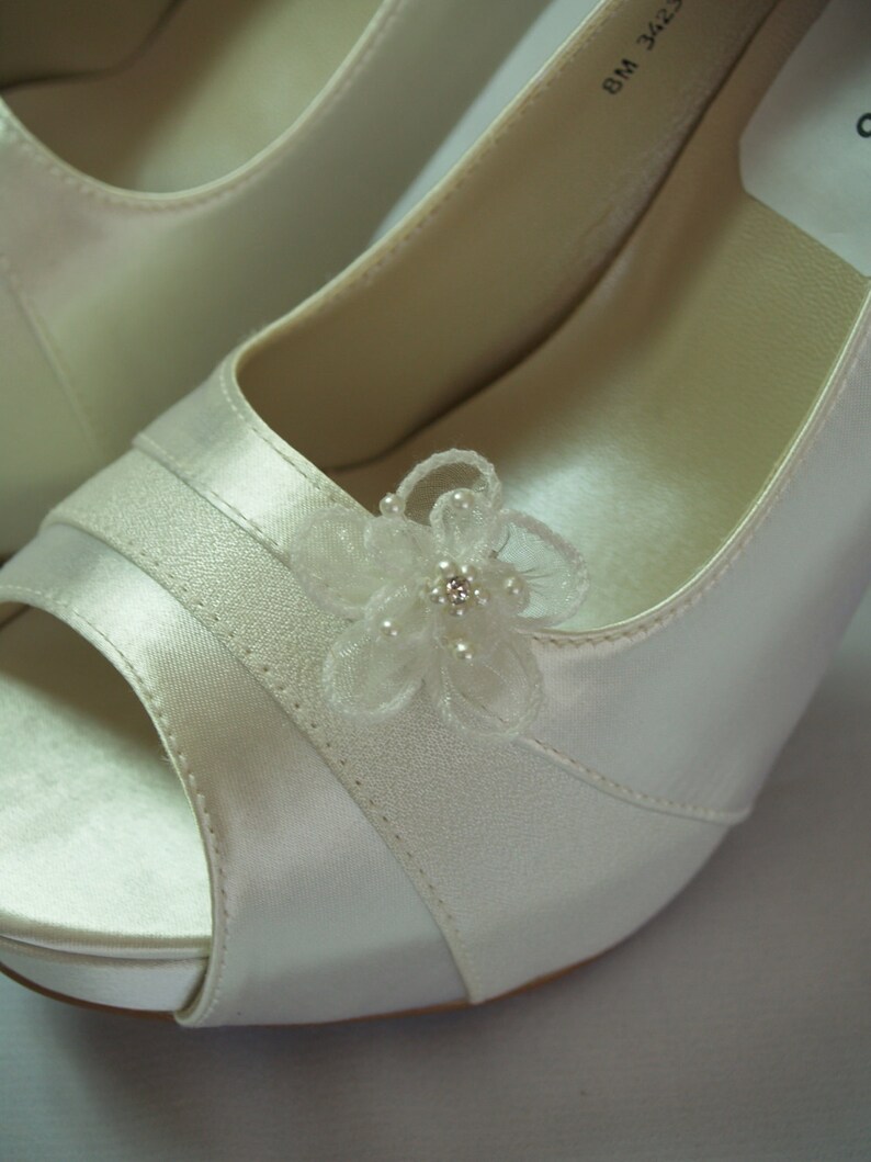 ivory wedding shoes 4 inch heel