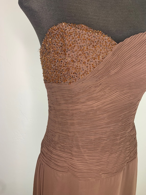Beautiful Bodice by Caterina, Chocolate Brown Str… - image 3