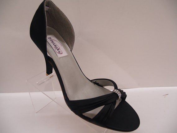 The Lena Heels Black | Heels, Black heels prom, Ankle wrap heels