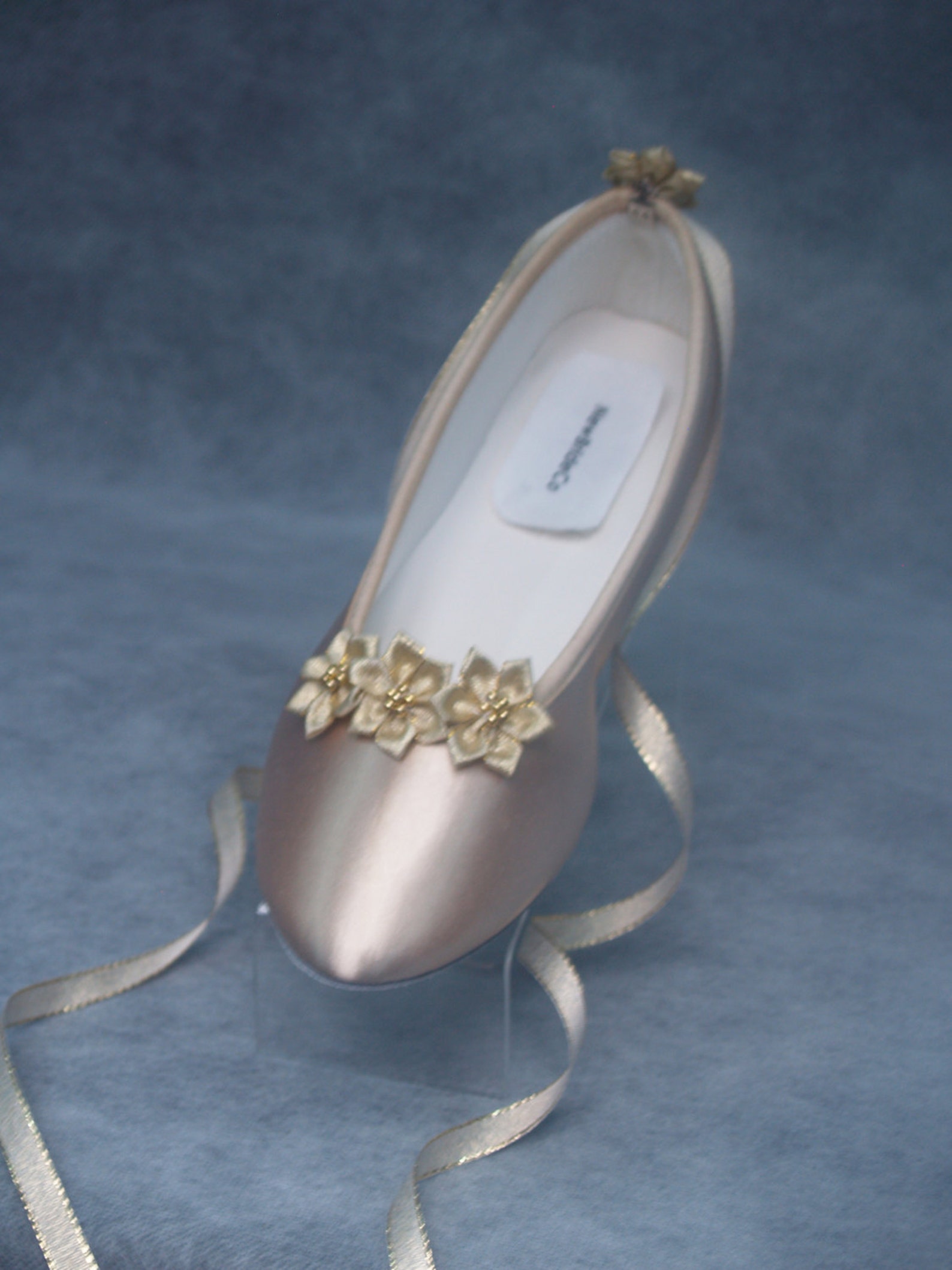 lace up wedding flats