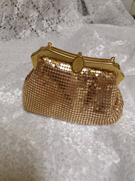 gold prom bag