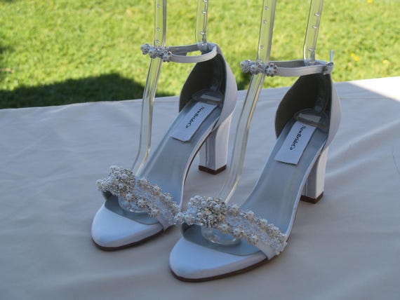 white 2 inch heels