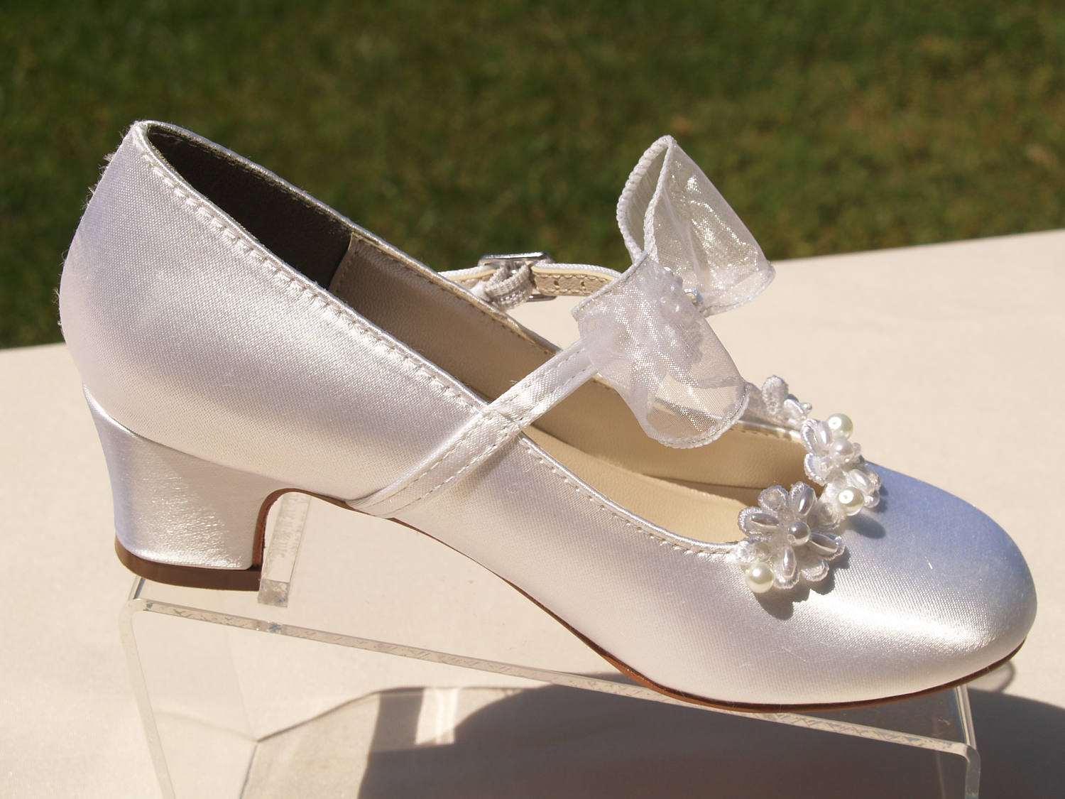 First Holy Communion Girls Shoes with Diamantes Size 3