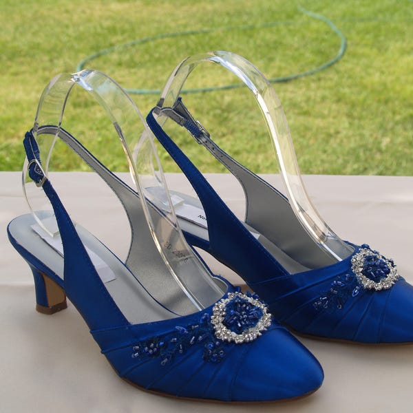 Exclusive Formal Dress Shoe Royal Blue 6788