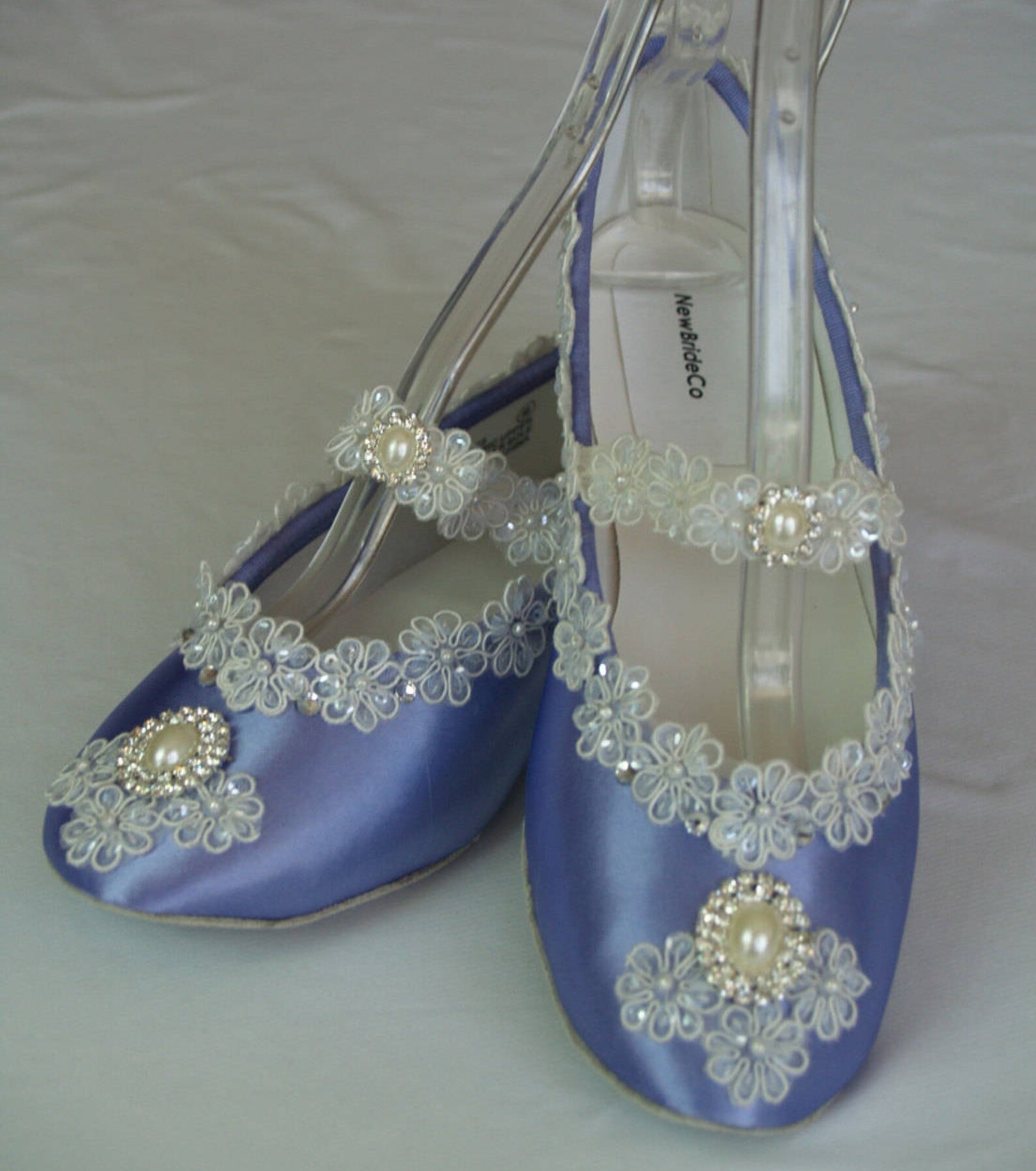 size 5 victorian purple flats w ivory embellishments ready to ship,ivory lace mary jane ballet slipper,edwardian,marie antoinett