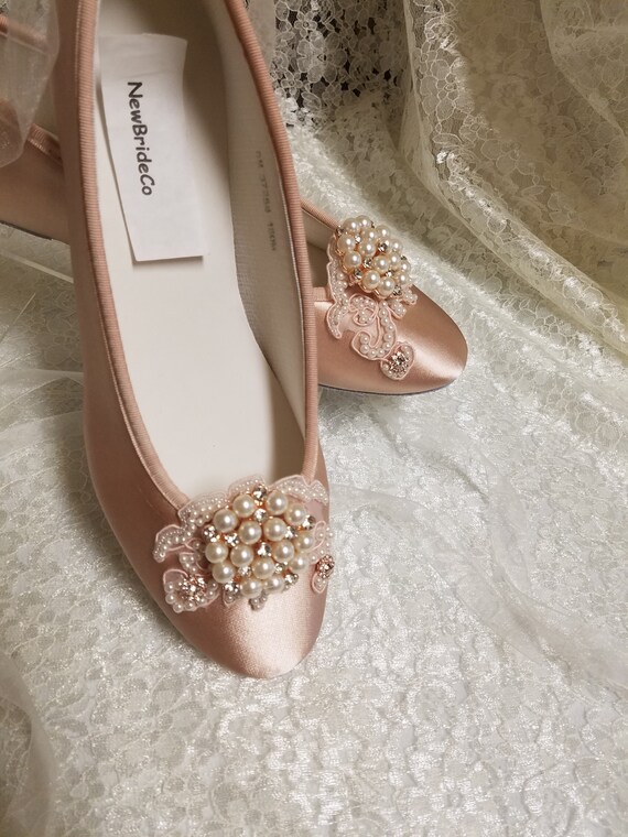 rose flat shoes