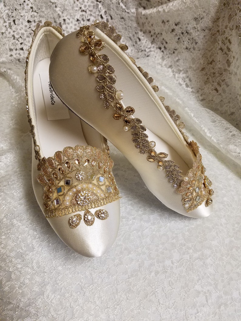 champagne flats for wedding