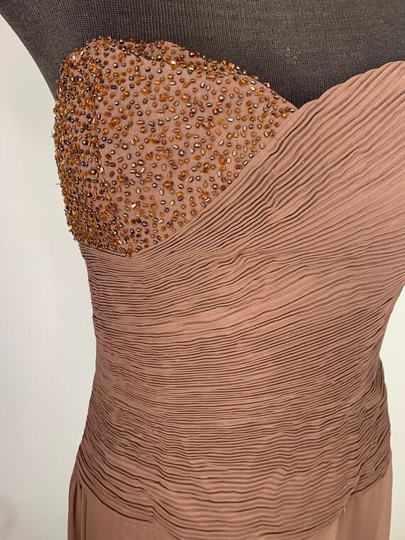 Beautiful Bodice by Caterina, Chocolate Brown Str… - image 4