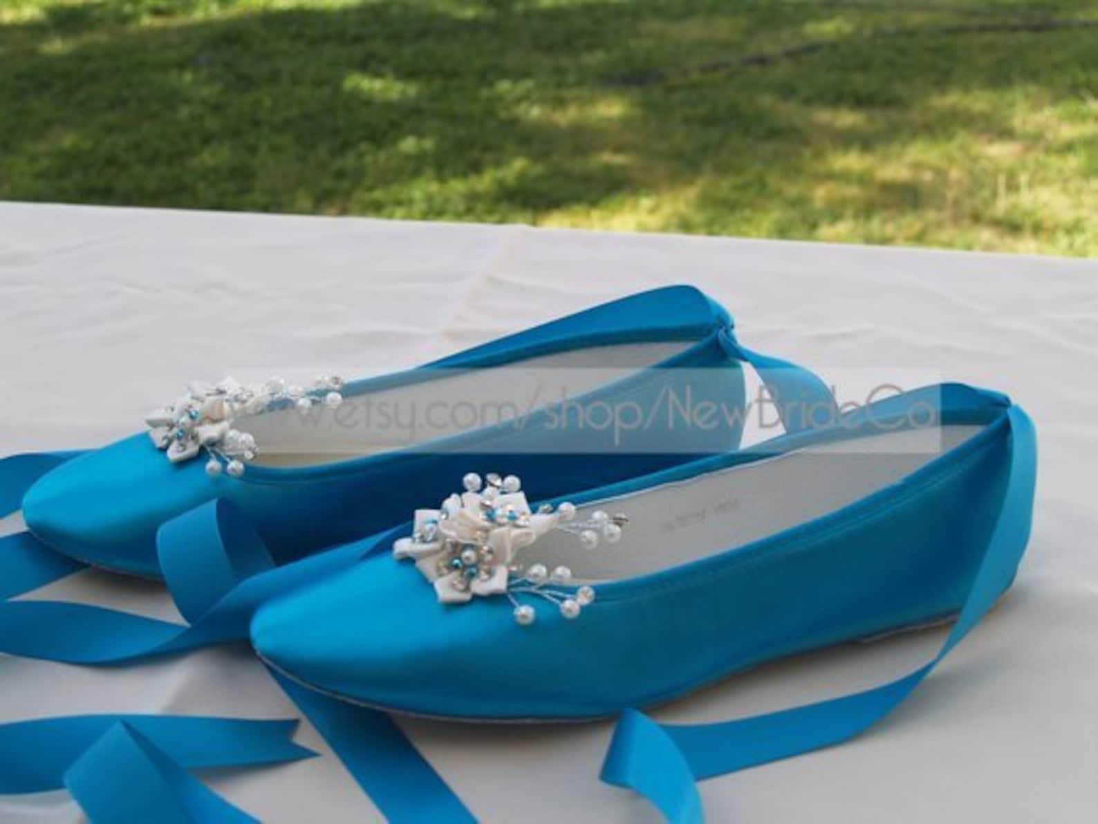 wedding blue flats crystals and pearls,ballet style ivory slippers, flat shoes custom colors available,snowflake, romantic, lace wedding blue flats crystals and pearls,ballet style ivory slippers, flat shoes custom colors available,snowflake, romantic, lace