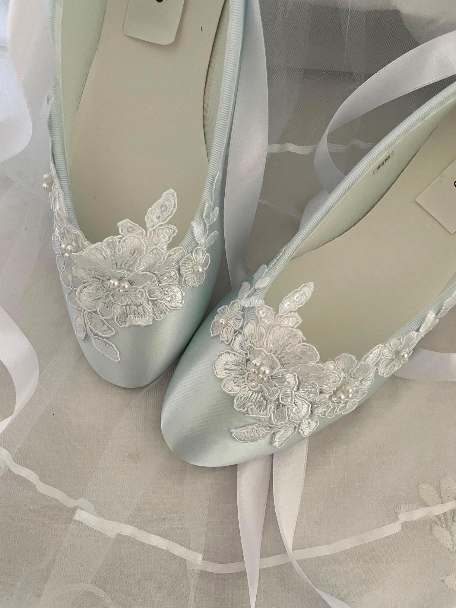embellished flats adorned with embroidery for prom