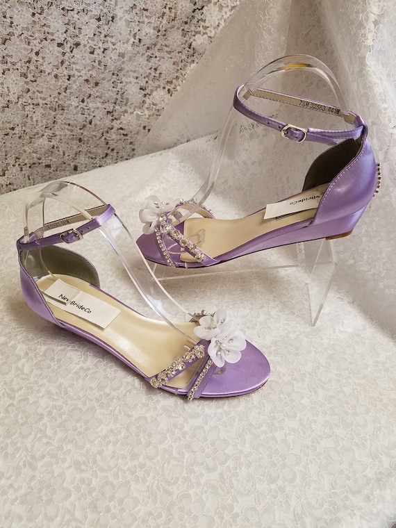 lilac wedding heels