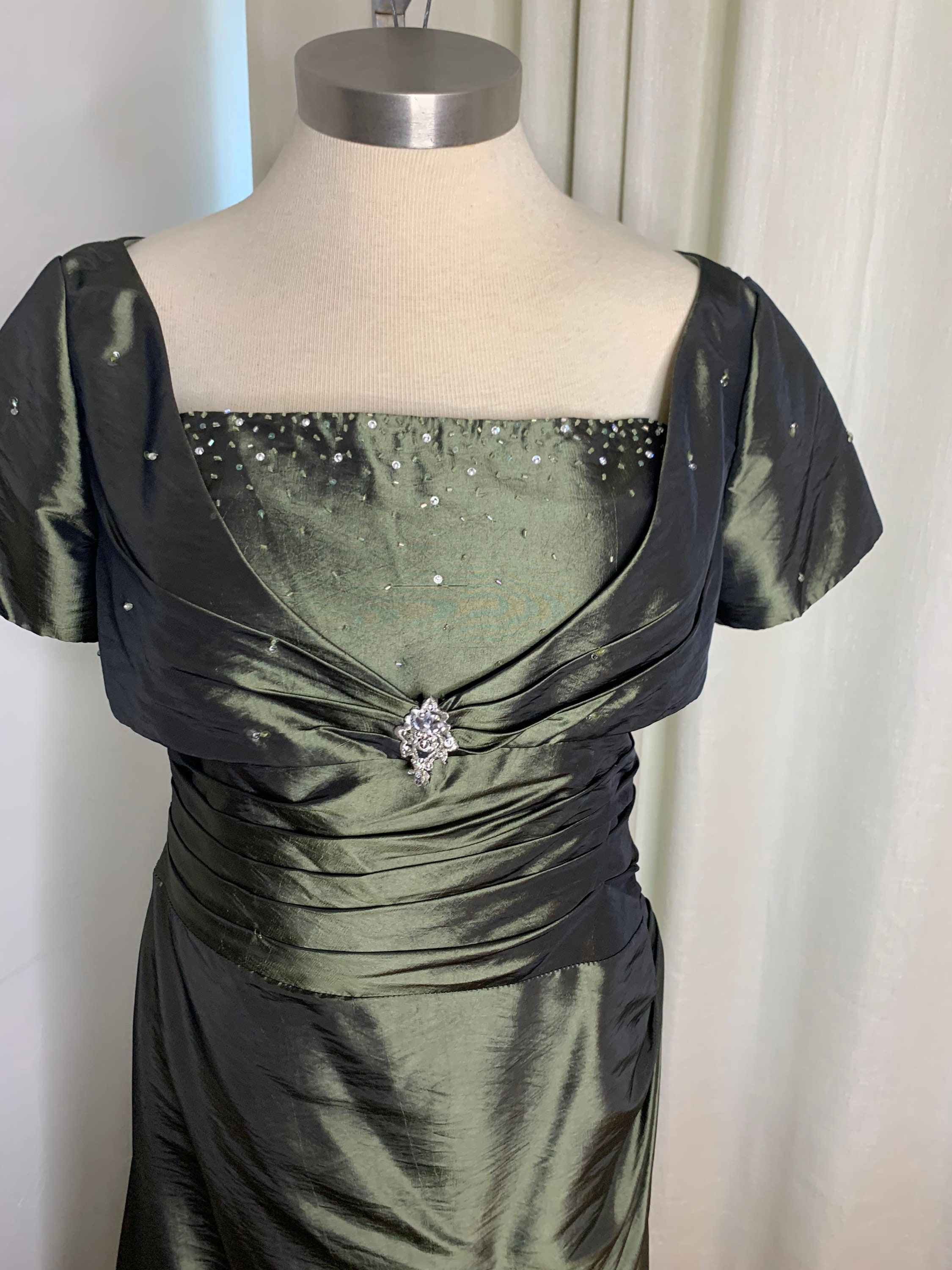 Mother of the Bride Olive Green Dress 