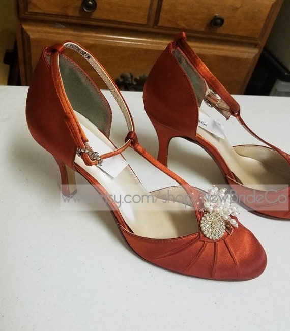 copper shoes for wedding