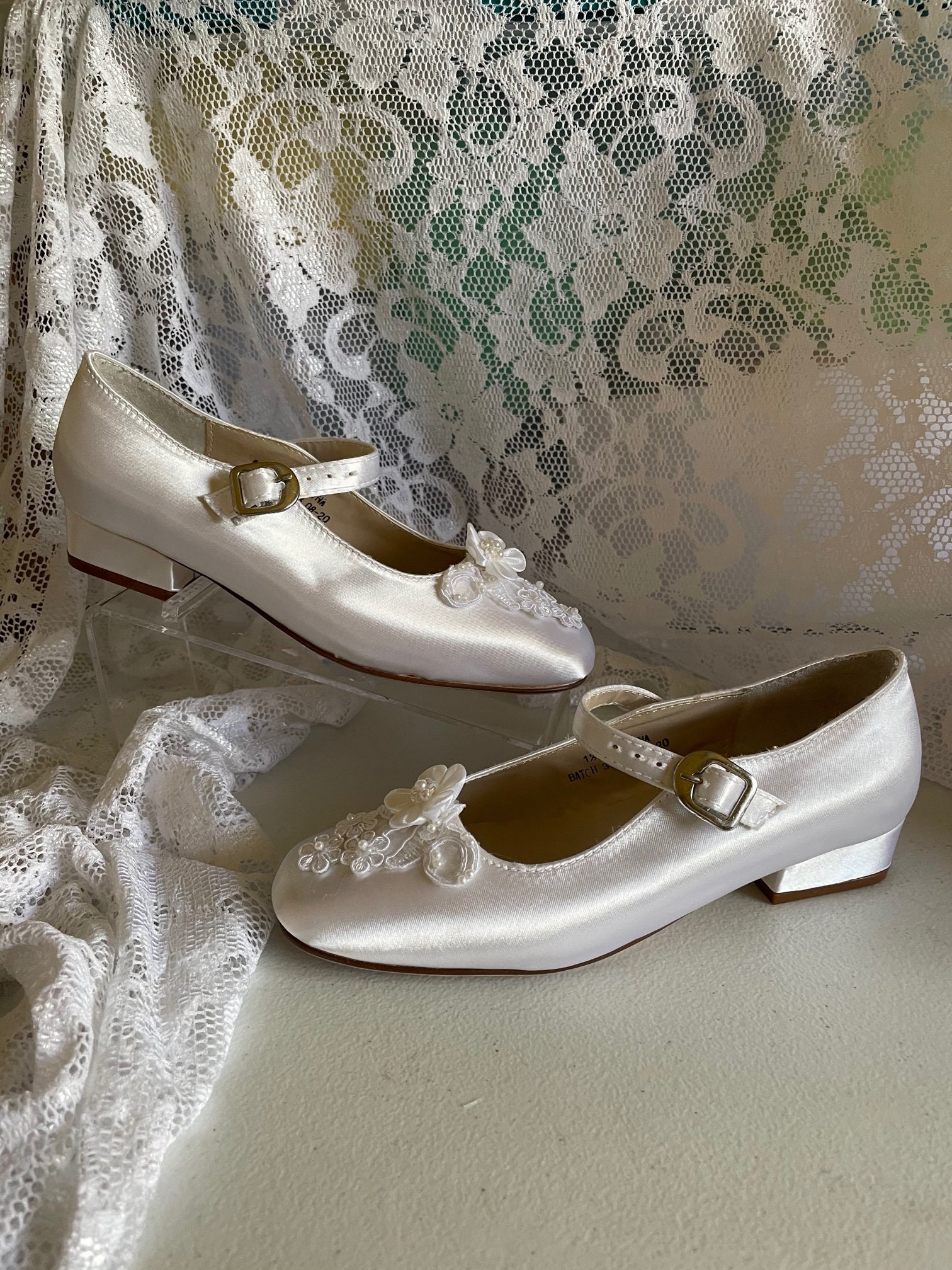 Scarpe Da Comunione La Señorita - Con Perline E Glitter, Bianco - Foto 11