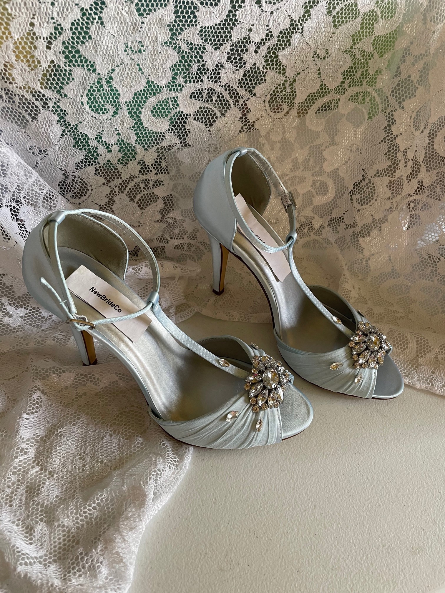Powder Blue Design Heel