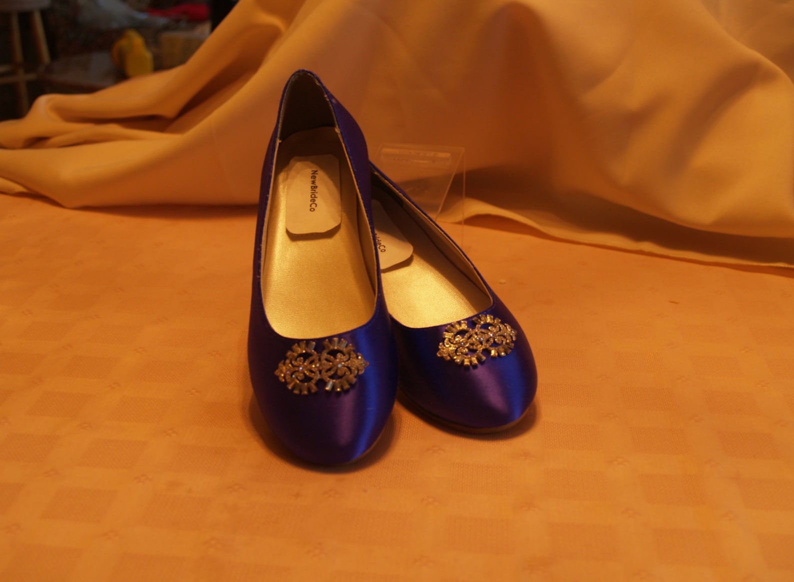 wedding flat shoes purple with brooch - deep purple flats plus 200 colors,non slip white satin ballet style slipper flats, bling wedding flat shoes purple with brooch - deep purple flats plus 200 colors,non slip white satin ballet style slipper flats, bling