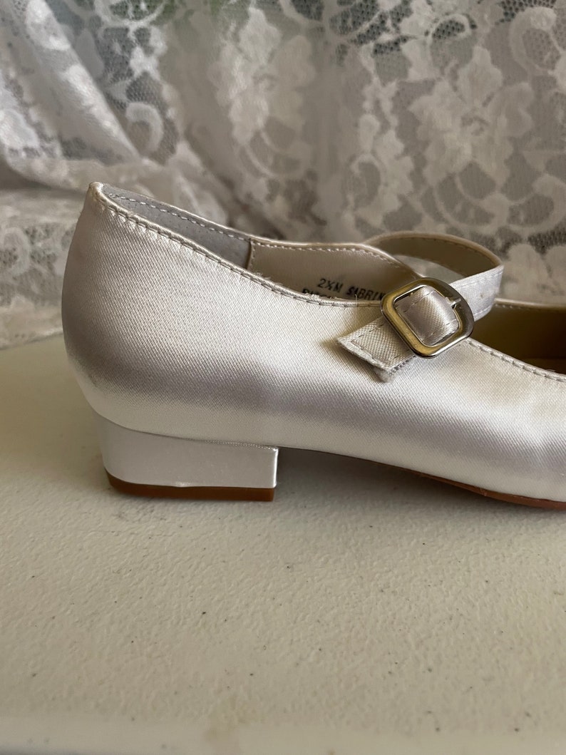 Pink Girl Mary Jane Shoes Beaded Flowers Appliques White Plus Etsy