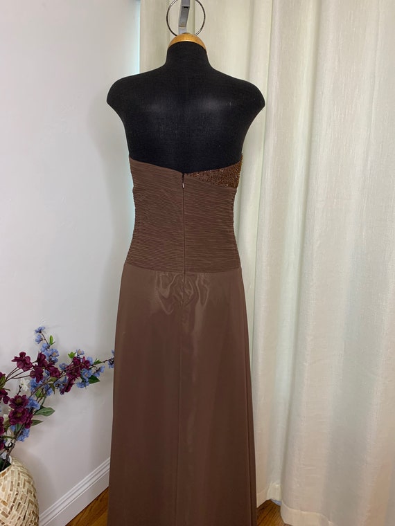 Beautiful Bodice by Caterina, Chocolate Brown Str… - image 8